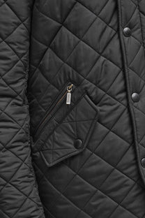 Barbour Powell Quilted Jacket Black Barbour