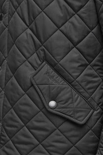 Barbour Powell Quilted Jacket Black Barbour