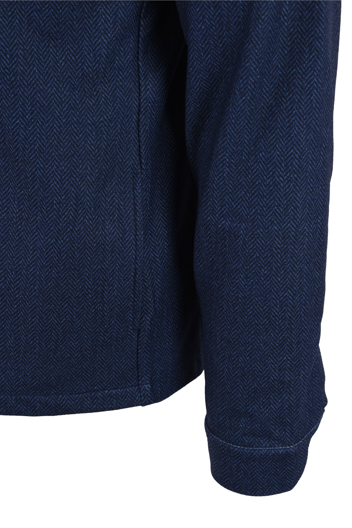 R2 HERRINGBONE OVERSHIRT NAVY R2 Michael Stewart Menswear  Shirts