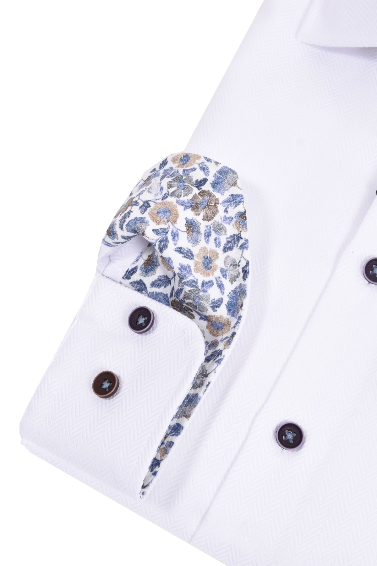 R2 LONG SLEEVED CUT AWAY COLLAR SHIRT WHITE