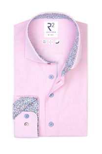 R2 LONG SLEEVED SHIRT PINK CHECK R2