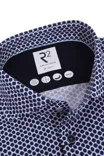 R2 Long Sleeved Jersey Shirt Navy Spot R2