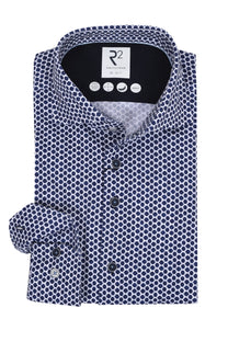 R2 Long Sleeved Jersey Shirt Navy Spot R2