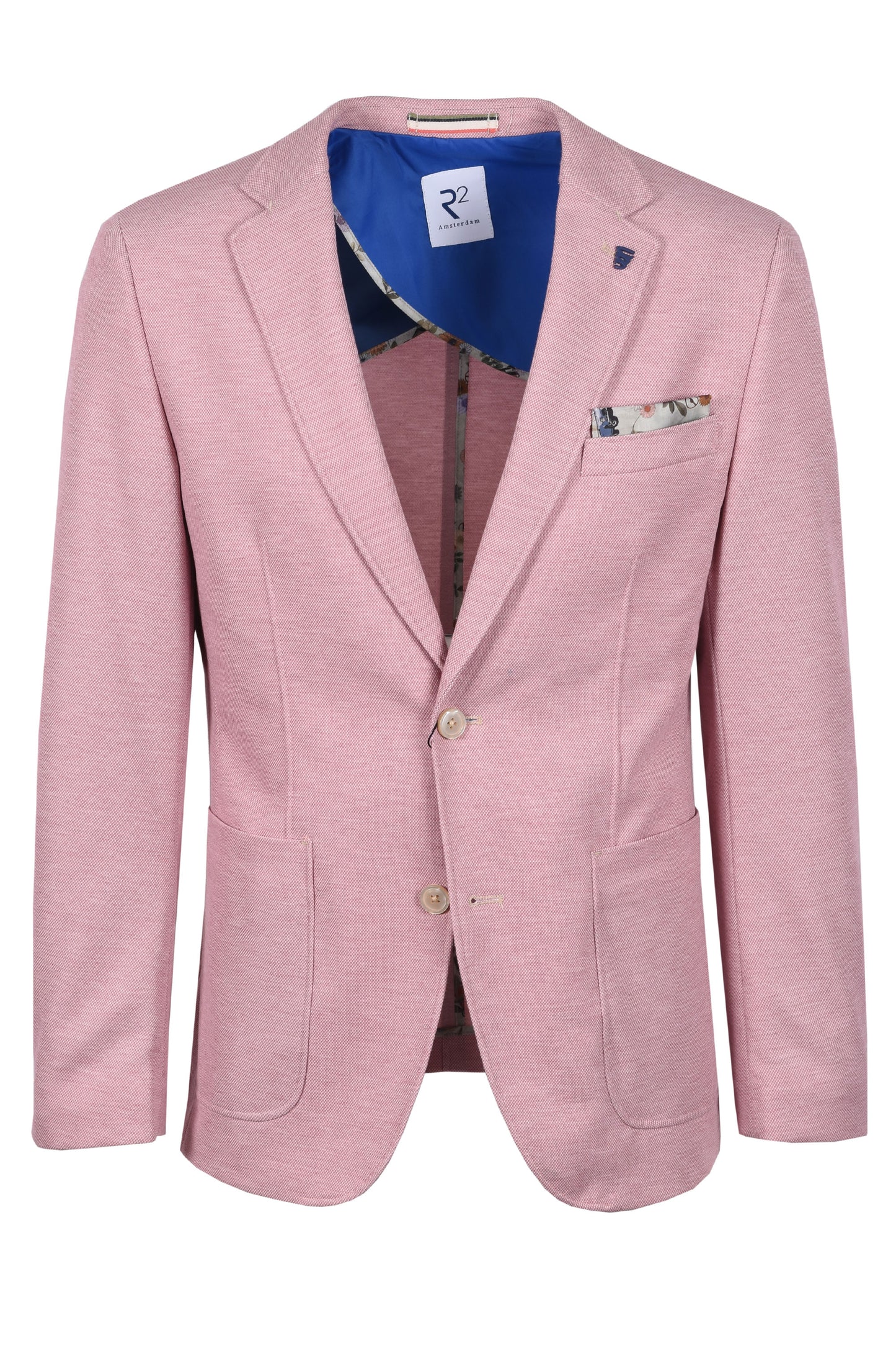 R2 Notch Lapel Jacket Light Pink