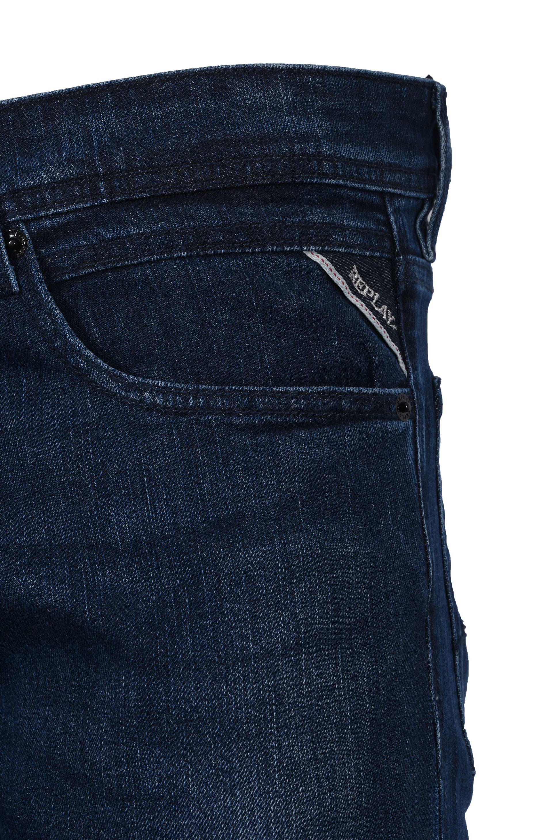 REPLAY GROVER JEANS DARK DENIM Replay Michael Stewart Menswear  Jeans