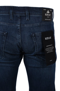 REPLAY GROVER JEANS DARK DENIM Replay Michael Stewart Menswear  Jeans