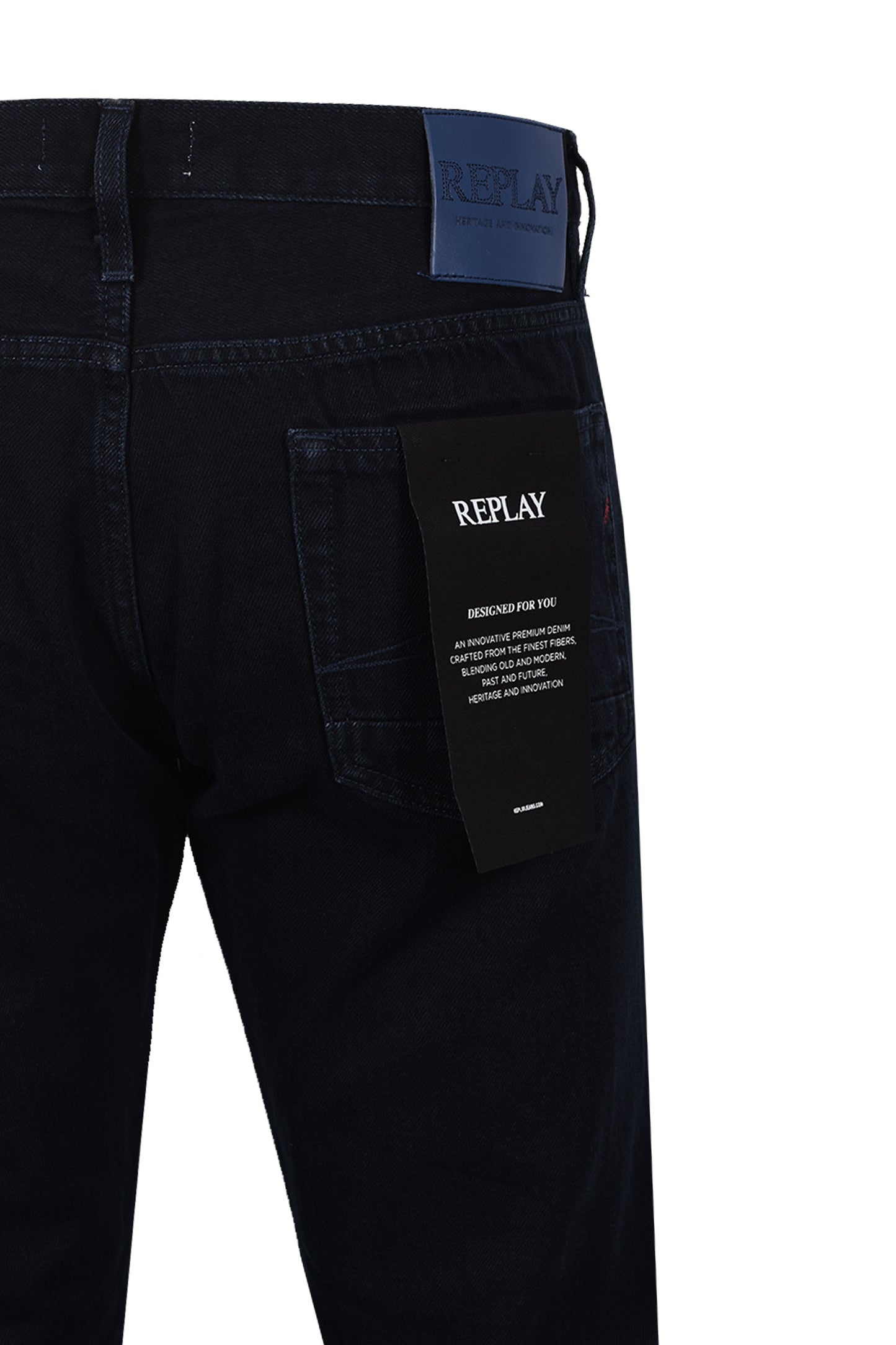 REPLAY AIDEEN JEANS DARK DENIM Replay Michael Stewart Menswear  Jeans
