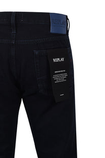 REPLAY AIDEEN JEANS DARK DENIM Replay Michael Stewart Menswear  Jeans