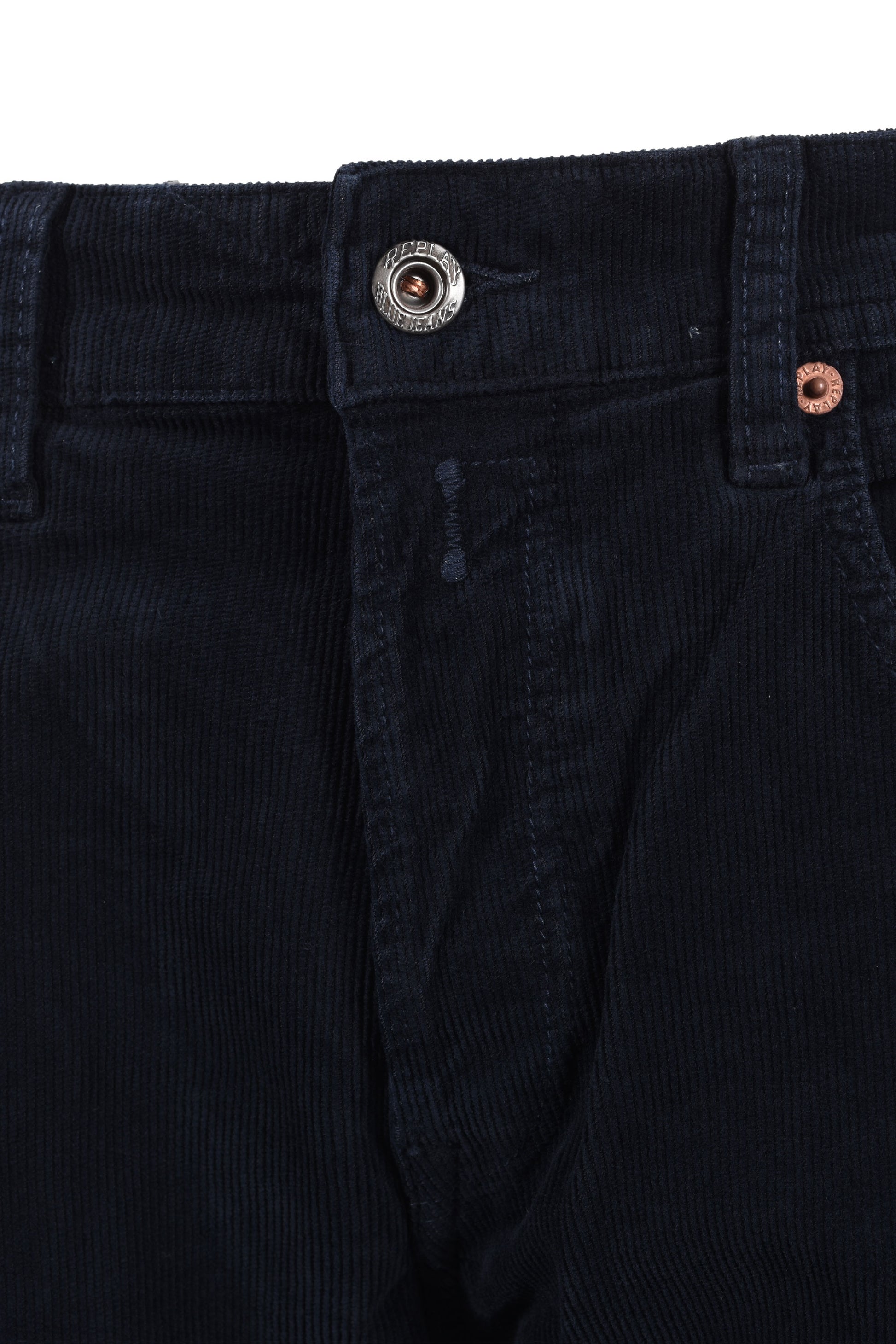 REPLAY GROVER CORDS NAVY Replay Michael Stewart Menswear  Cords