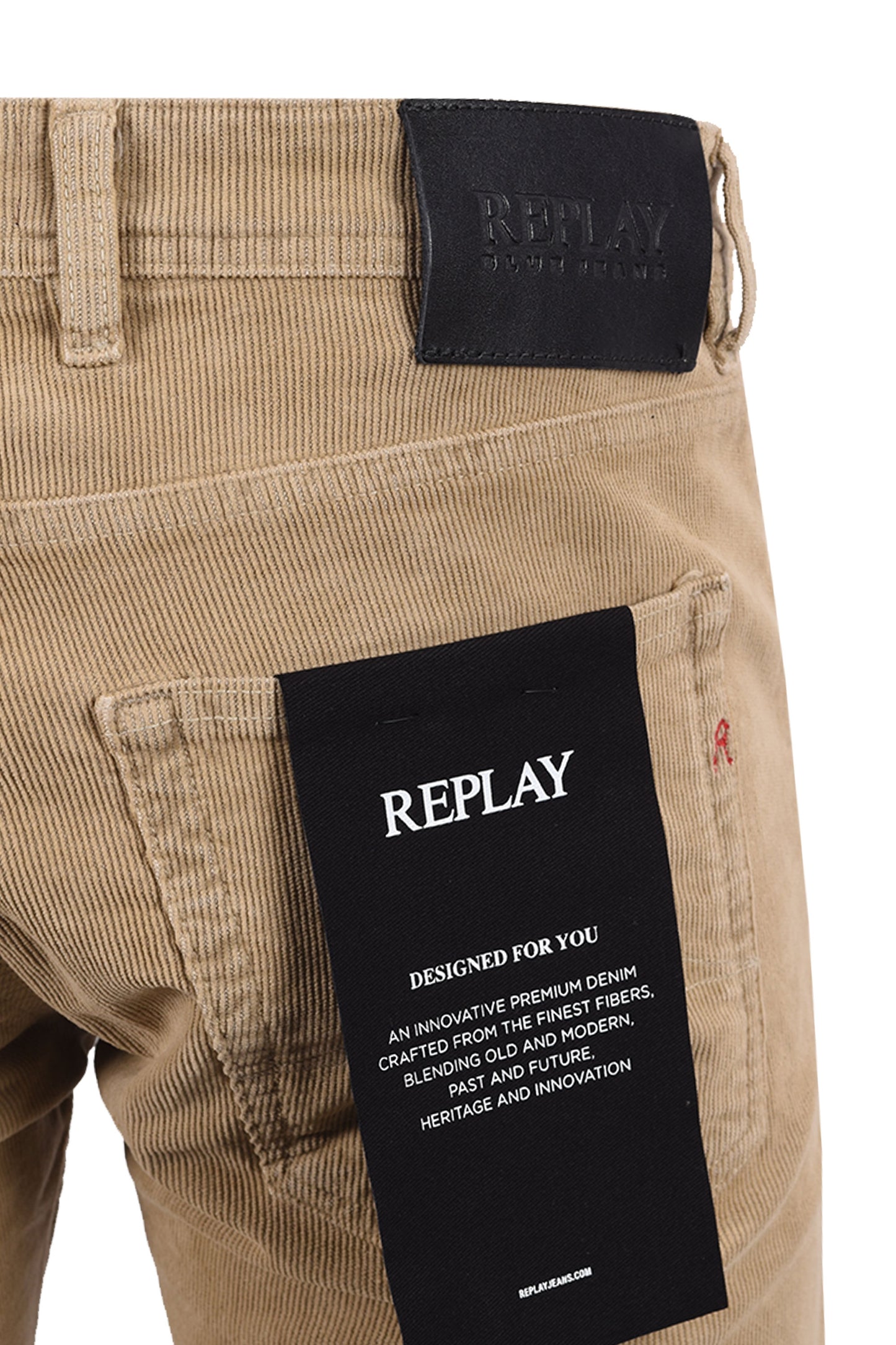 REPLAY GROVER CORDS STONE Replay Michael Stewart Menswear  Cords
