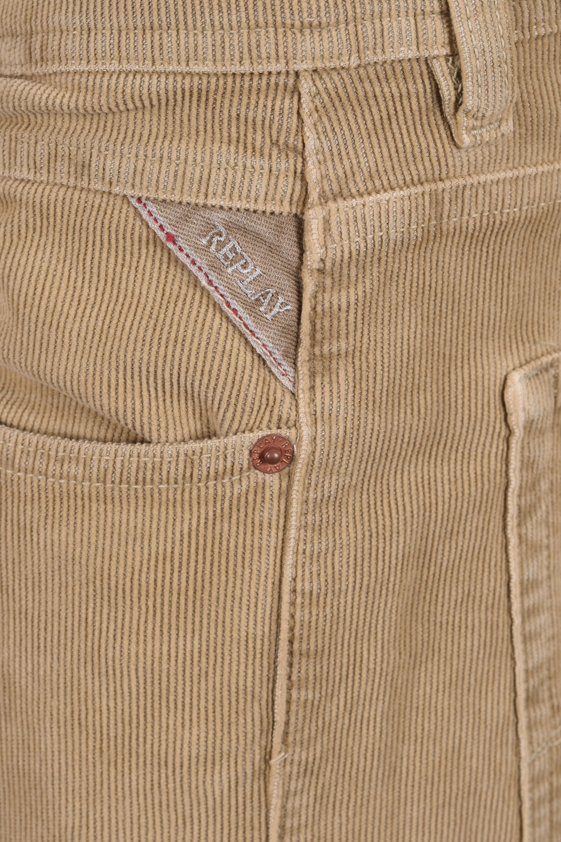 REPLAY GROVER CORDS STONE Replay Michael Stewart Menswear  Cords