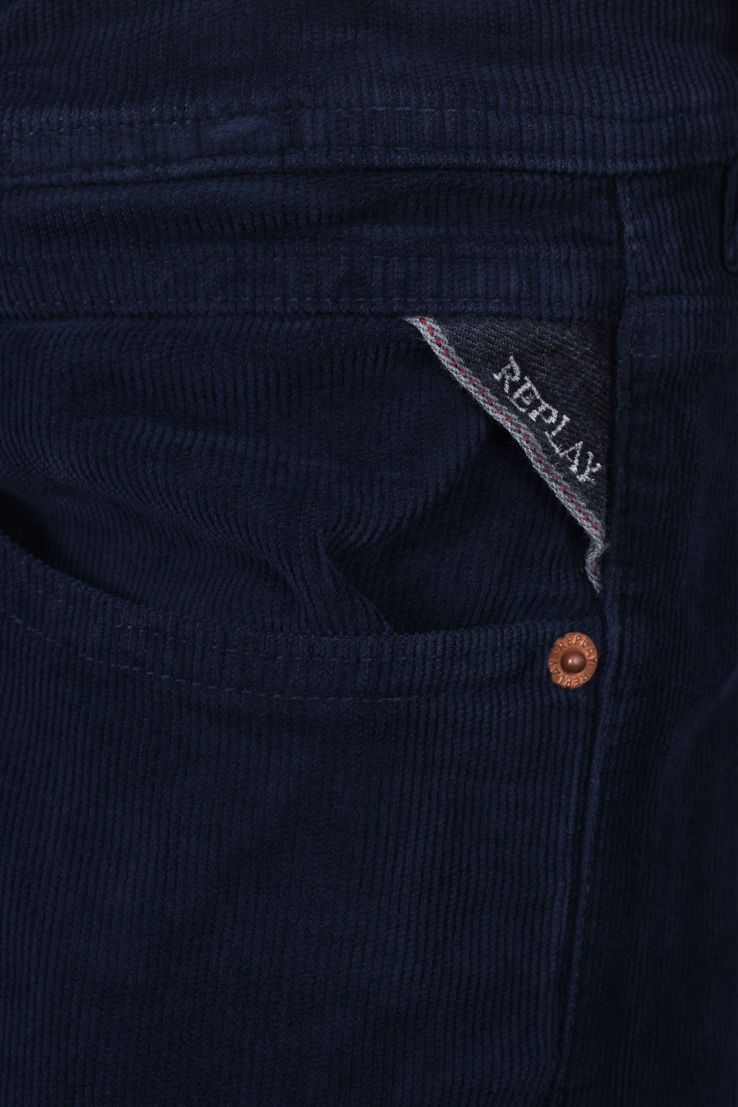 Replay Grover Cord Jeans Navy