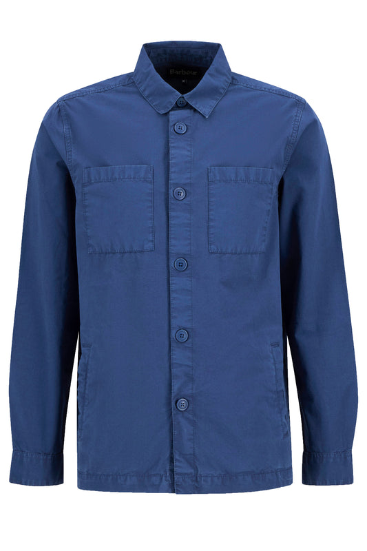 BARBOUR RICKFELL OVERSHIRT DARK DENIM