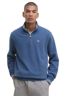 BARBOUR ROSFORD HALF ZIP SWEATSHIRT DARK DENIM Barbour