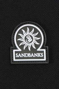 SANBANKS GRADIENT RIB POLO BLACK