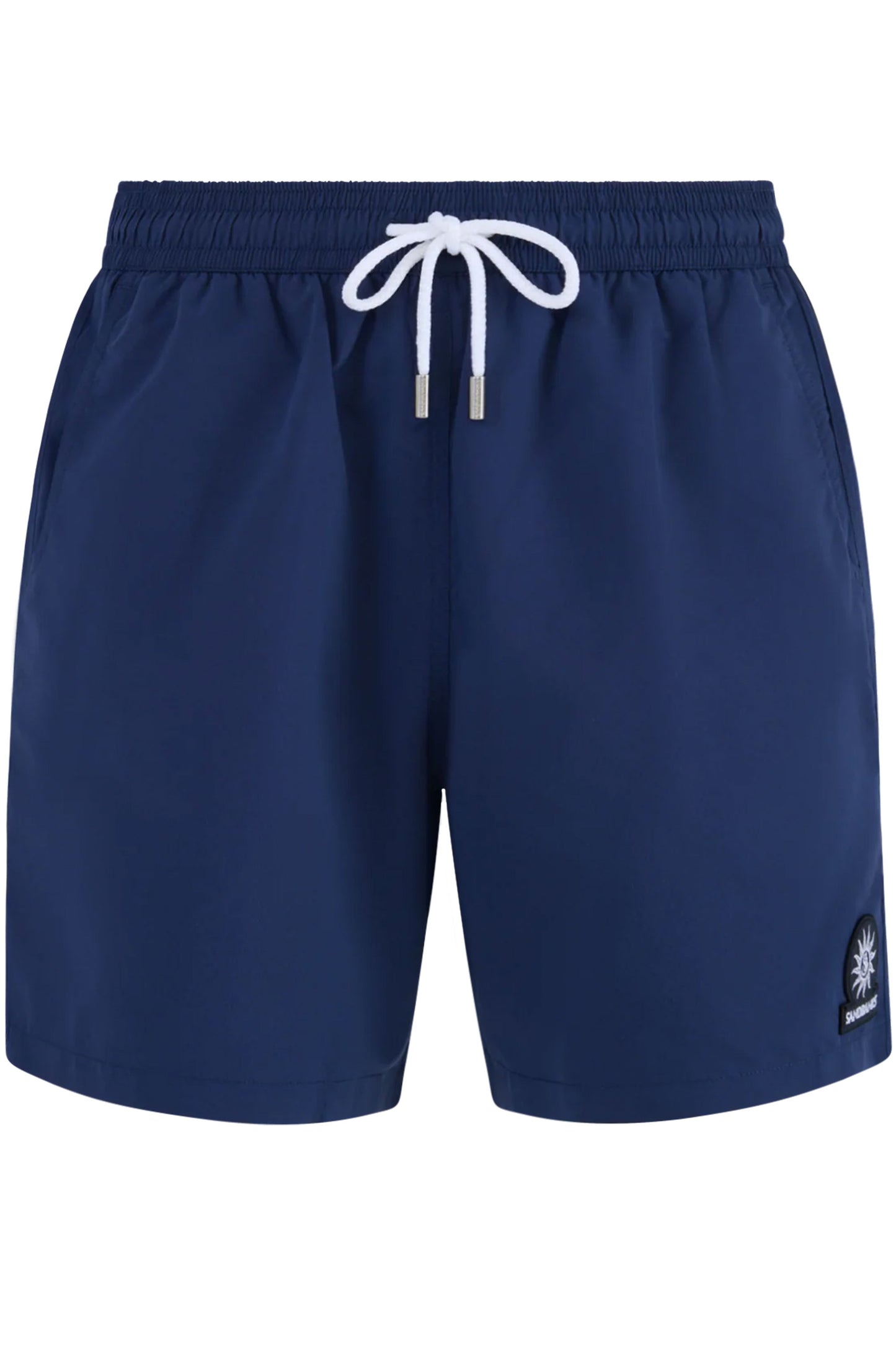SANDBANKS BADGE LOGO SWIM SHORT NAVY Sandbanks Michael Stewart Menswear  Swim Wear