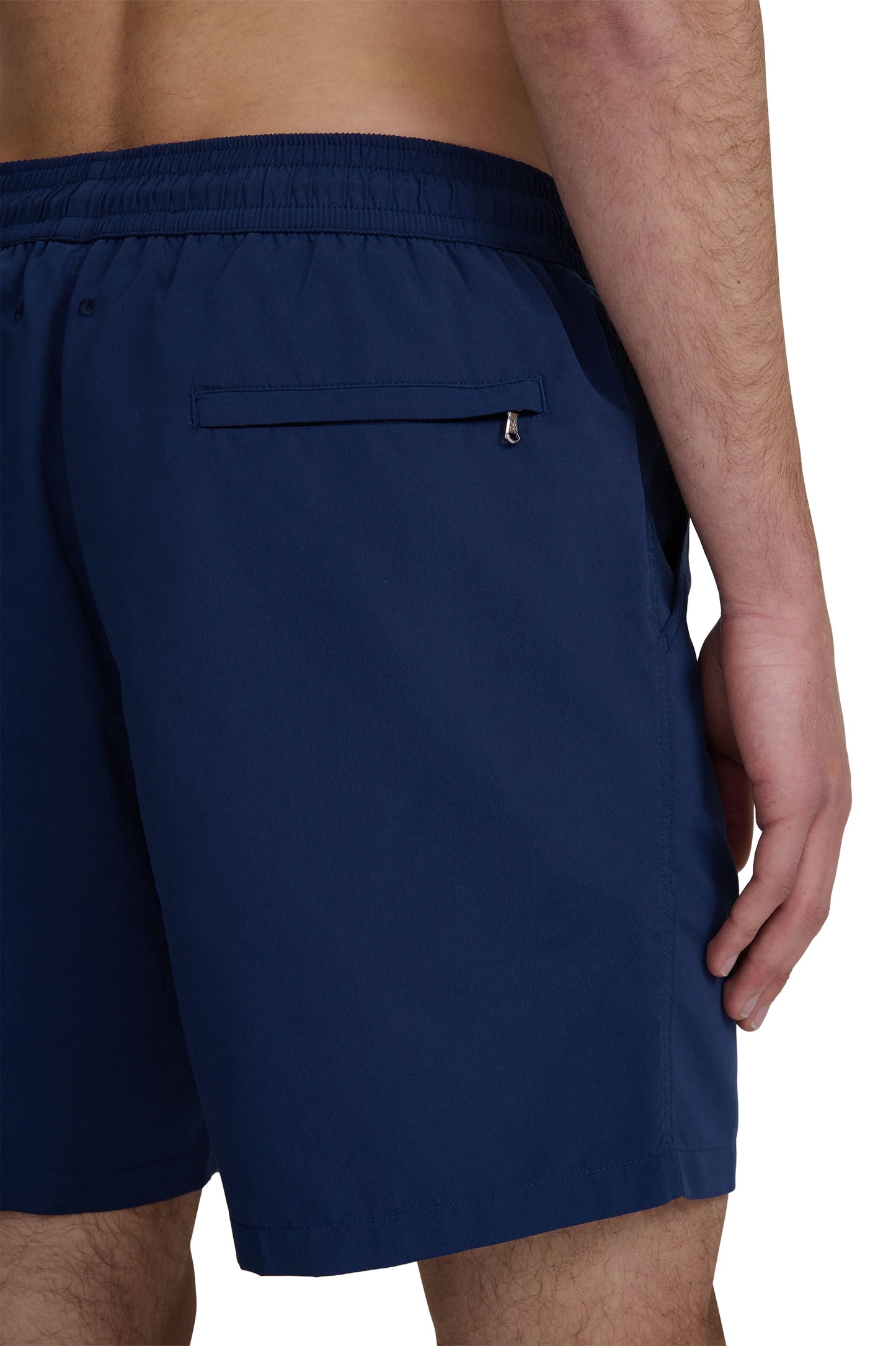 SANDBANKS BADGE LOGO SWIM SHORT NAVY Sandbanks Michael Stewart Menswear  Swim Wear