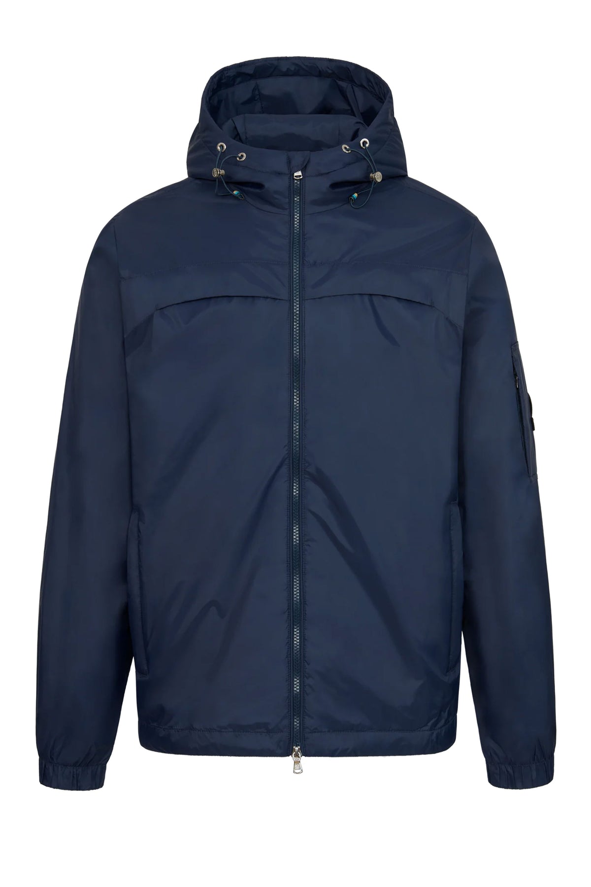 SANDBANKS HOODED NYLON WINDCHEATER NAVY