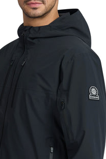 SANDBANKS STORM SHELL WATERPROOF JACKET BLACK