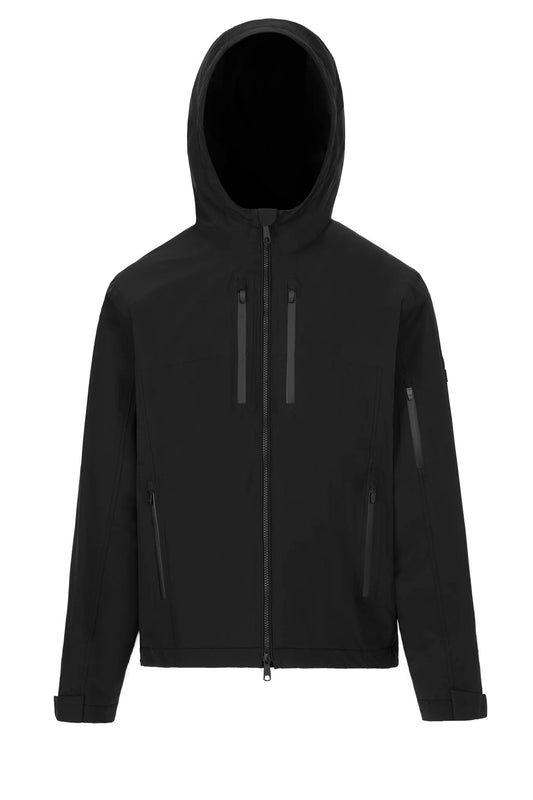 SANDBANKS STORM SHELL WATERPROOF JACKET BLACK