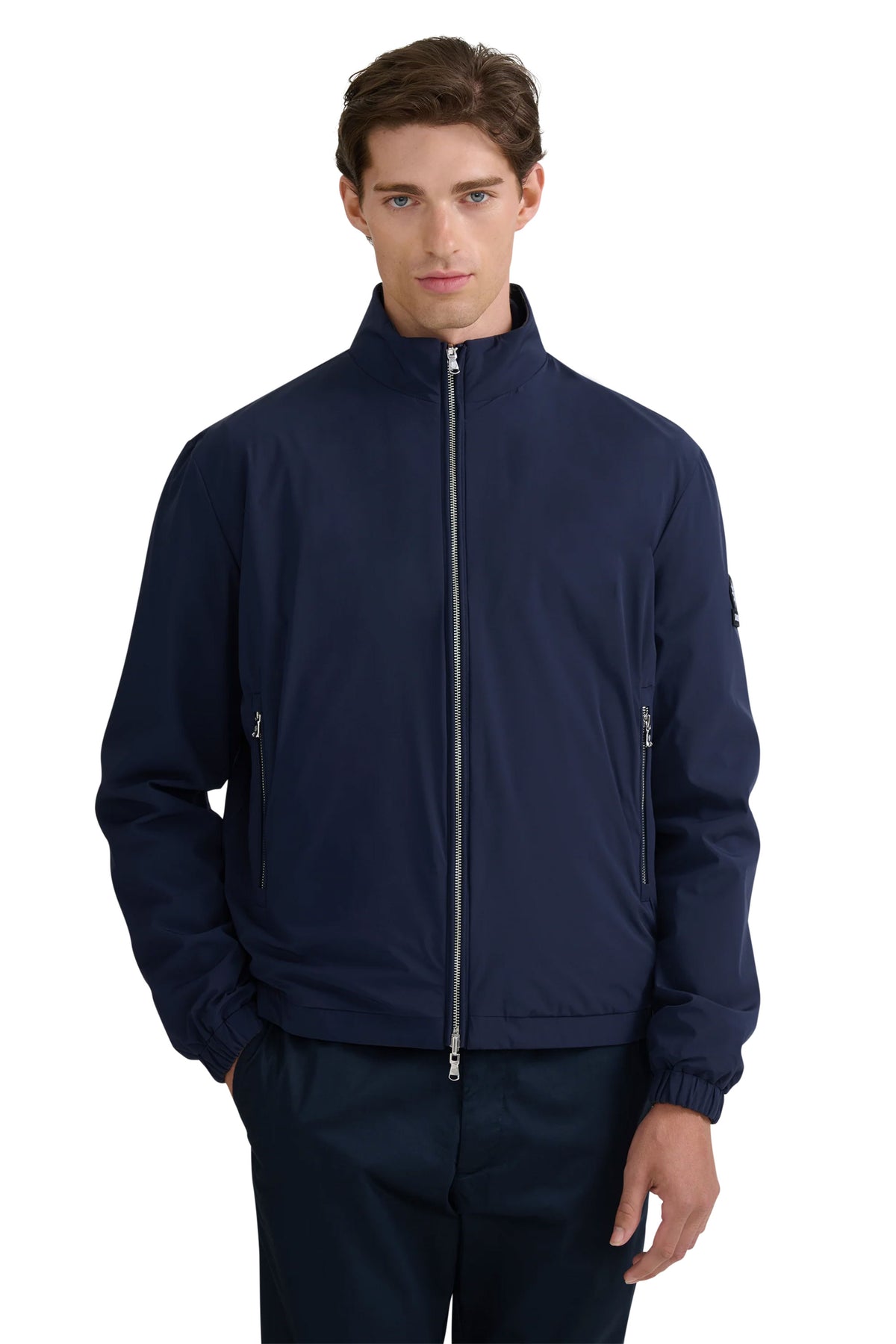 SANDBANKS REVERSIBLE ZIP-THROUGH JACKET NAVY