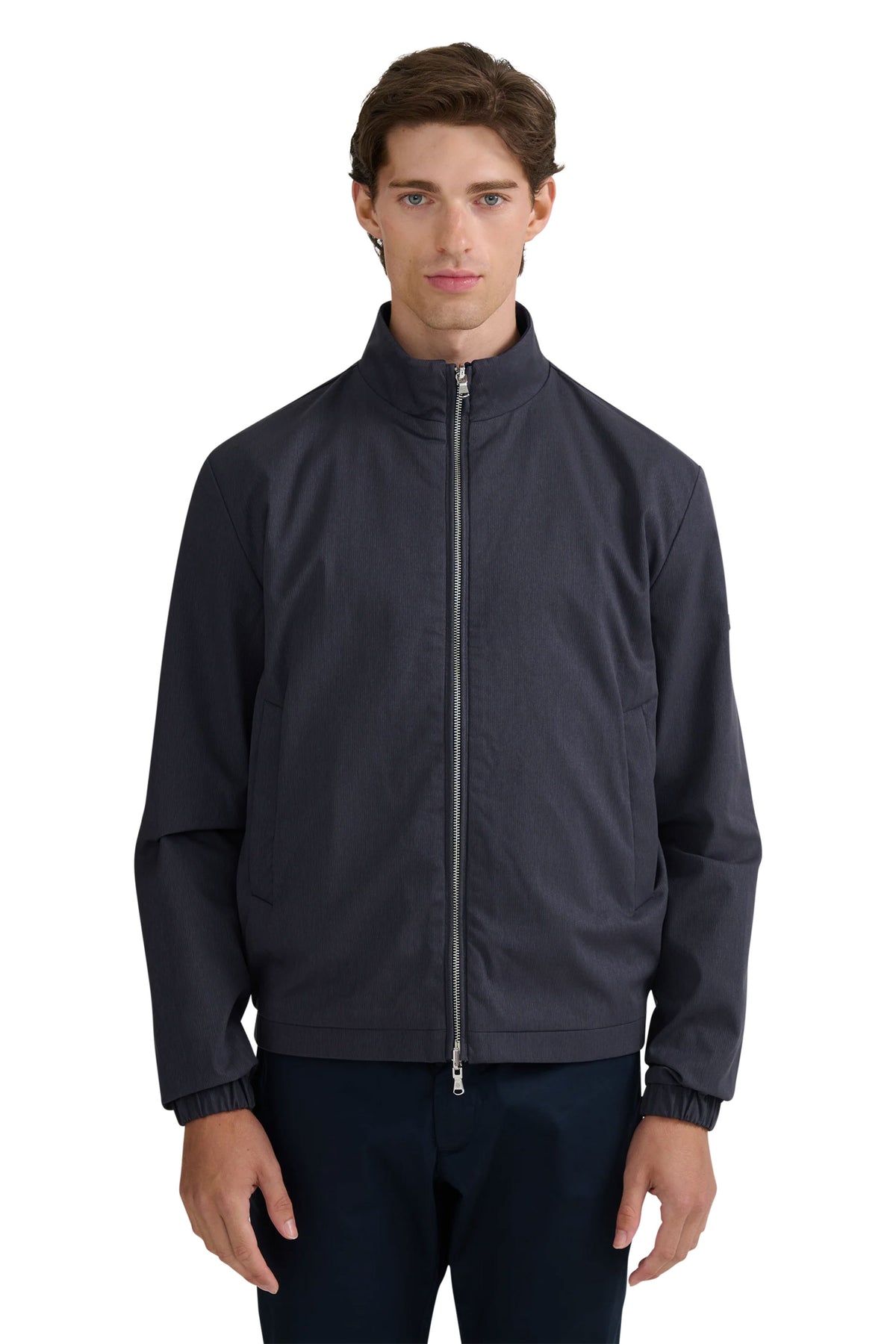 SANDBANKS REVERSIBLE ZIP-THROUGH JACKET NAVY