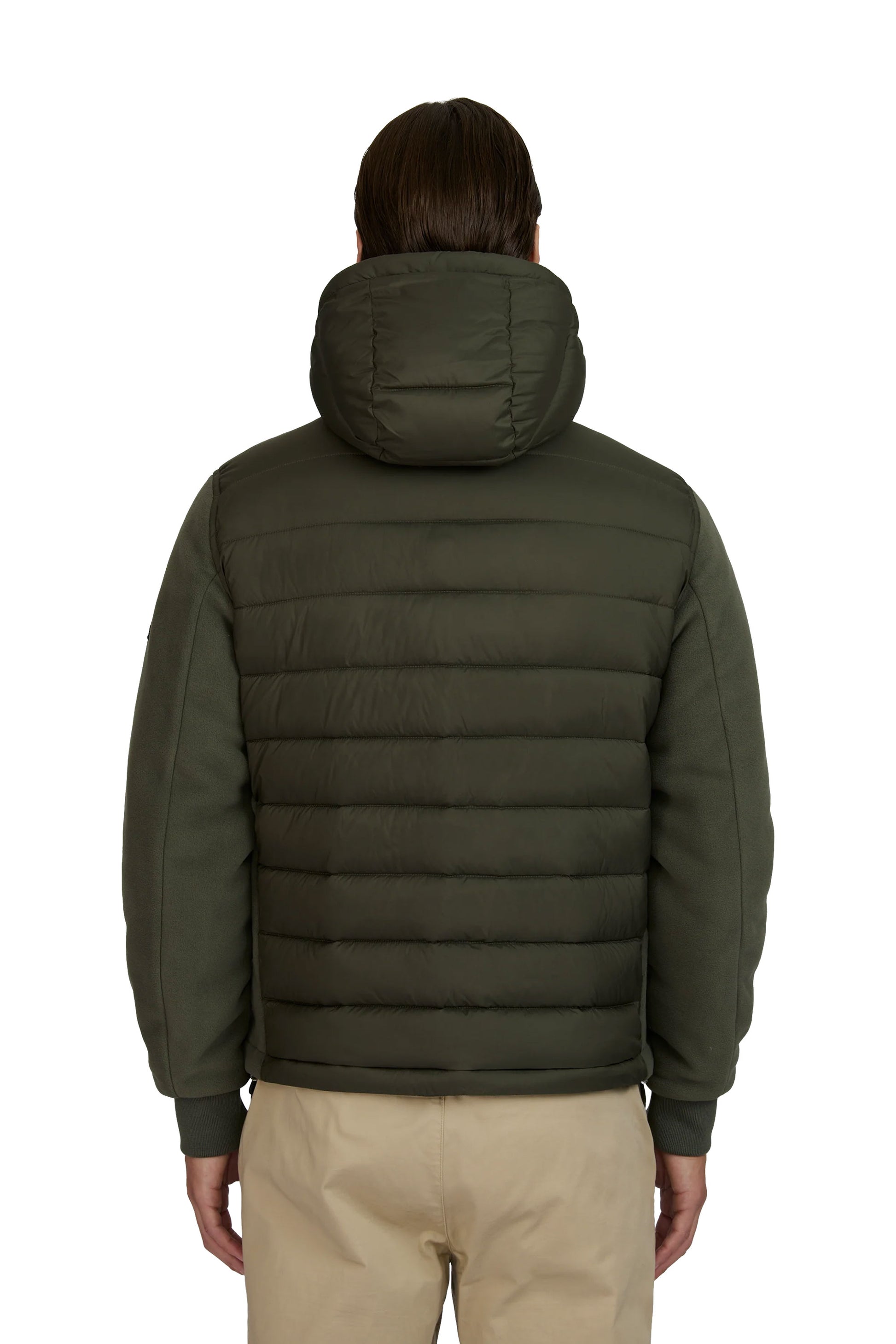 SANDBANKS OUTLANDER HYBRID JACKET KHAKI Sandbanks Michael Stewart Menswear  Jackets