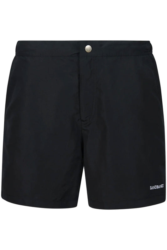 SANDBANKS SIDE STRIPE SWIM SHORT BLACK