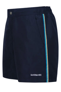 SANDBANKS SIDE STRIPE SWIM SHORT NAVY