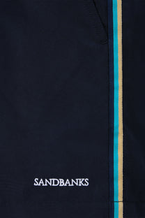 SANDBANKS SIDE STRIPE SWIM SHORT NAVY