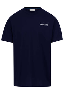 SANDBANKS SIDE STRIPE T-SHIRT NAVY