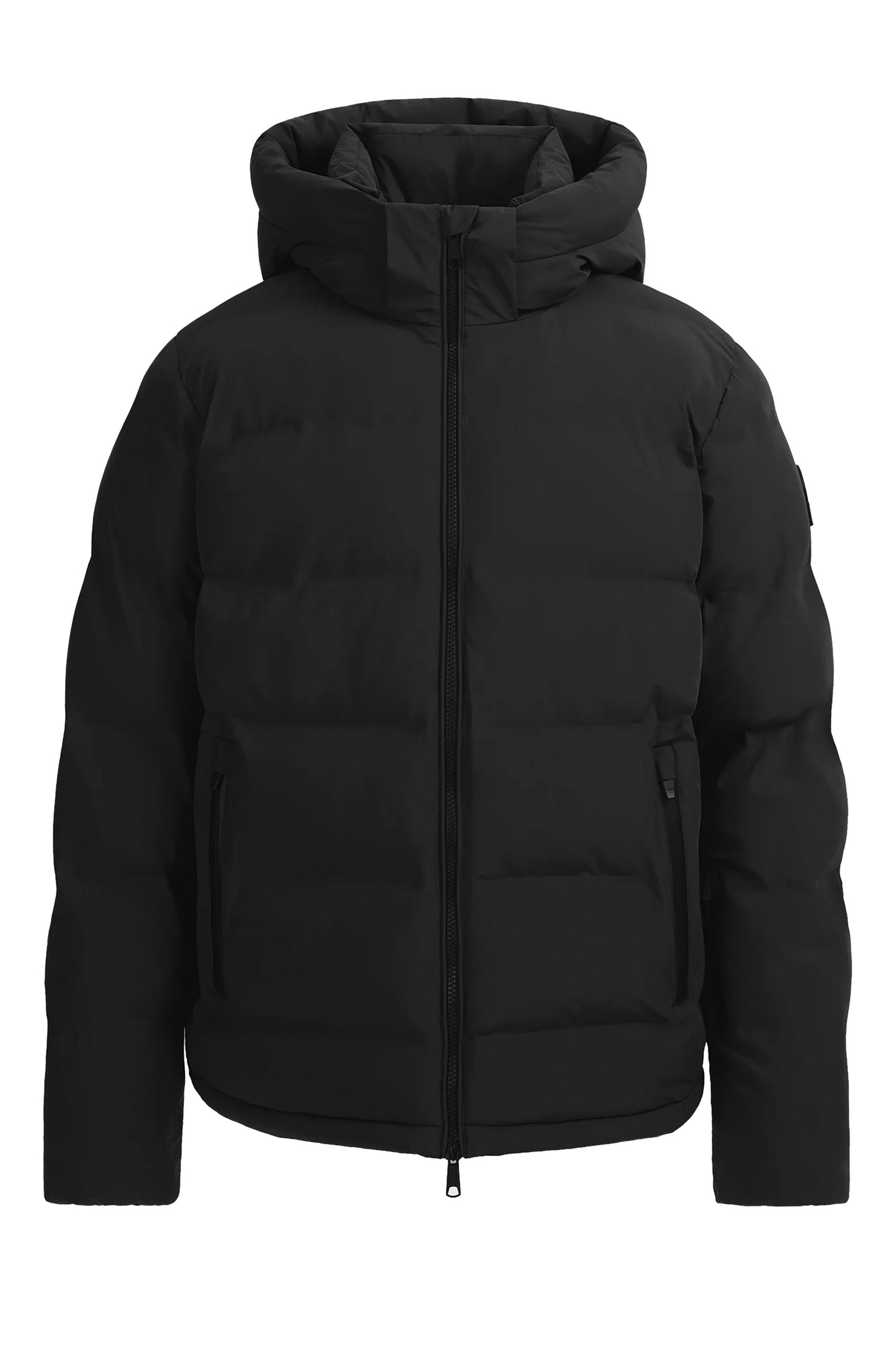 SANDBANKS WATERPROOF BANKS PUFFER JACKET BLACK Sandbanks Michael Stewart Menswear  Jackets