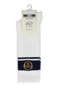 SERGIO TACCHINI 60th ANNIVERSARY YOUNGLINE KNITTED POLO GARDENIA/MARITIME BLUE Sergio Tacchini