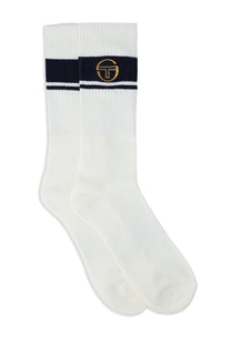 SERGIO TACCHINI 60th ANNIVERSARY YOUNGLINE KNITTED POLO GARDENIA/MARITIME BLUE Sergio Tacchini