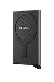 Black MAGSAFE Secrid wallet on a white background
