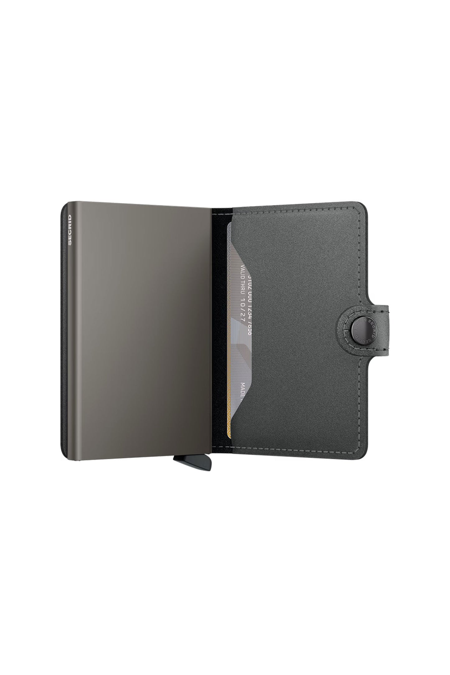 SECRID MINI WALLET MATT SATIN STEEL