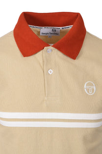 SEREGIO TACCHINI SUPERMAC POLO MOJAVE DESERT/ROOIBOS TEA/GARDENIA Sergio Tacchini