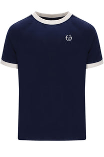 SERGIO TACCHINI BIANCHI RINGER T-SHIRT MARATIME BLUE Sergio Tacchini Michael Stewart Menswear  T-Shirts
