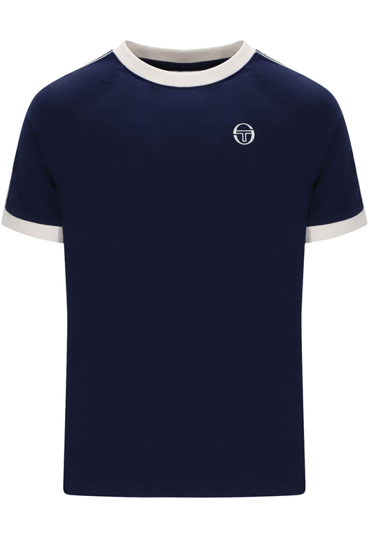 SERGIO TACCHINI BIANCHI RINGER T-SHIRT MARATIME BLUE Sergio Tacchini Michael Stewart Menswear  T-Shirts
