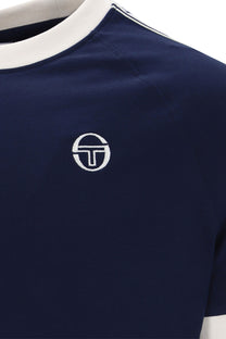 SERGIO TACCHINI BIANCHI RINGER T-SHIRT MARATIME BLUE Sergio Tacchini Michael Stewart Menswear  T-Shirts