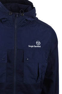 SERGIO TACCHINI CALISTI HOODED JACKET MARITIME BLUE Sergio Tacchini