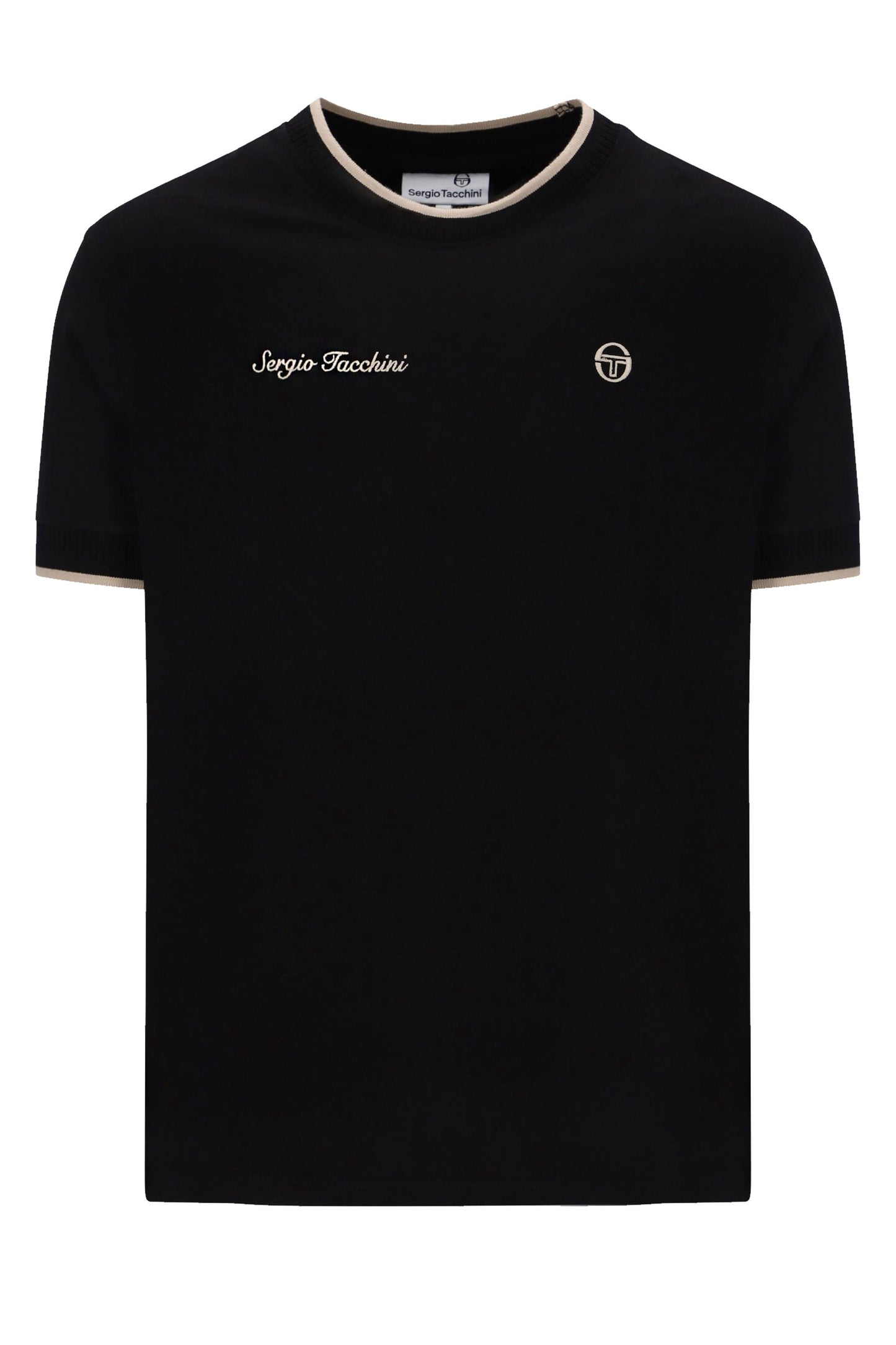 SERGIO TACCHINI CONTE T-SHIRT BLACK Sergio Tacchini Michael Stewart Menswear  T-Shirts
