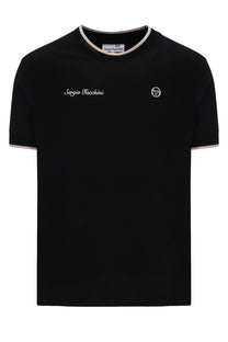 SERGIO TACCHINI CONTE T-SHIRT BLACK Sergio Tacchini Michael Stewart Menswear  T-Shirts