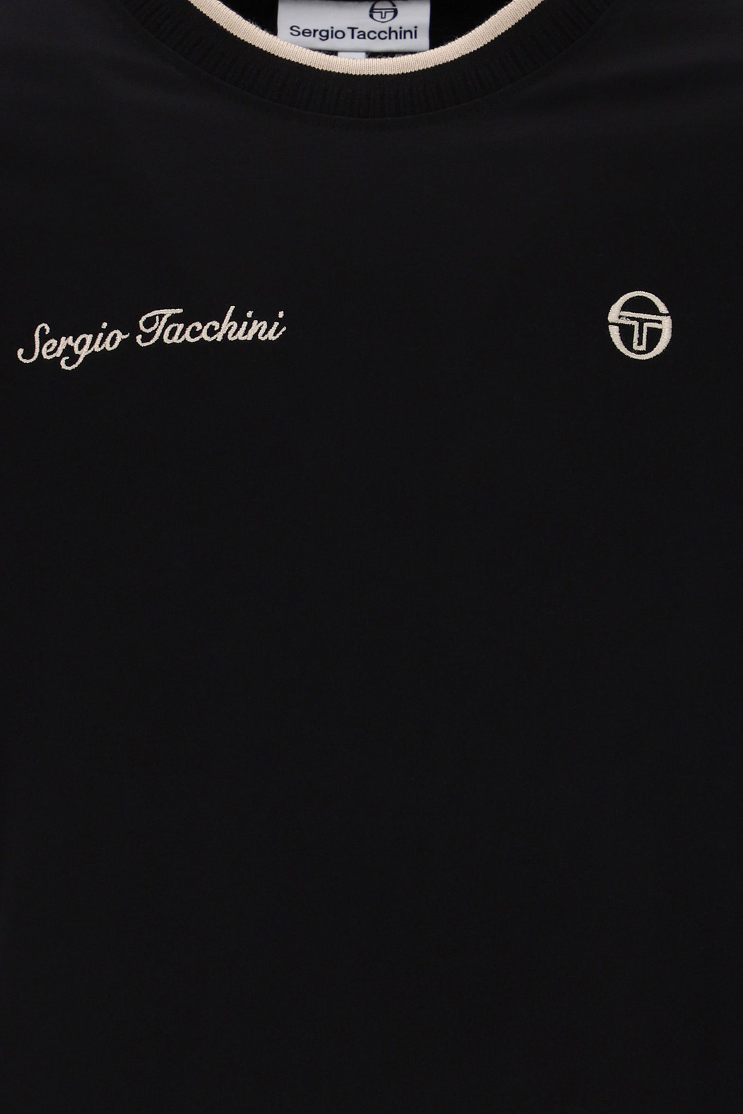 SERGIO TACCHINI CONTE T-SHIRT BLACK Sergio Tacchini Michael Stewart Menswear  T-Shirts