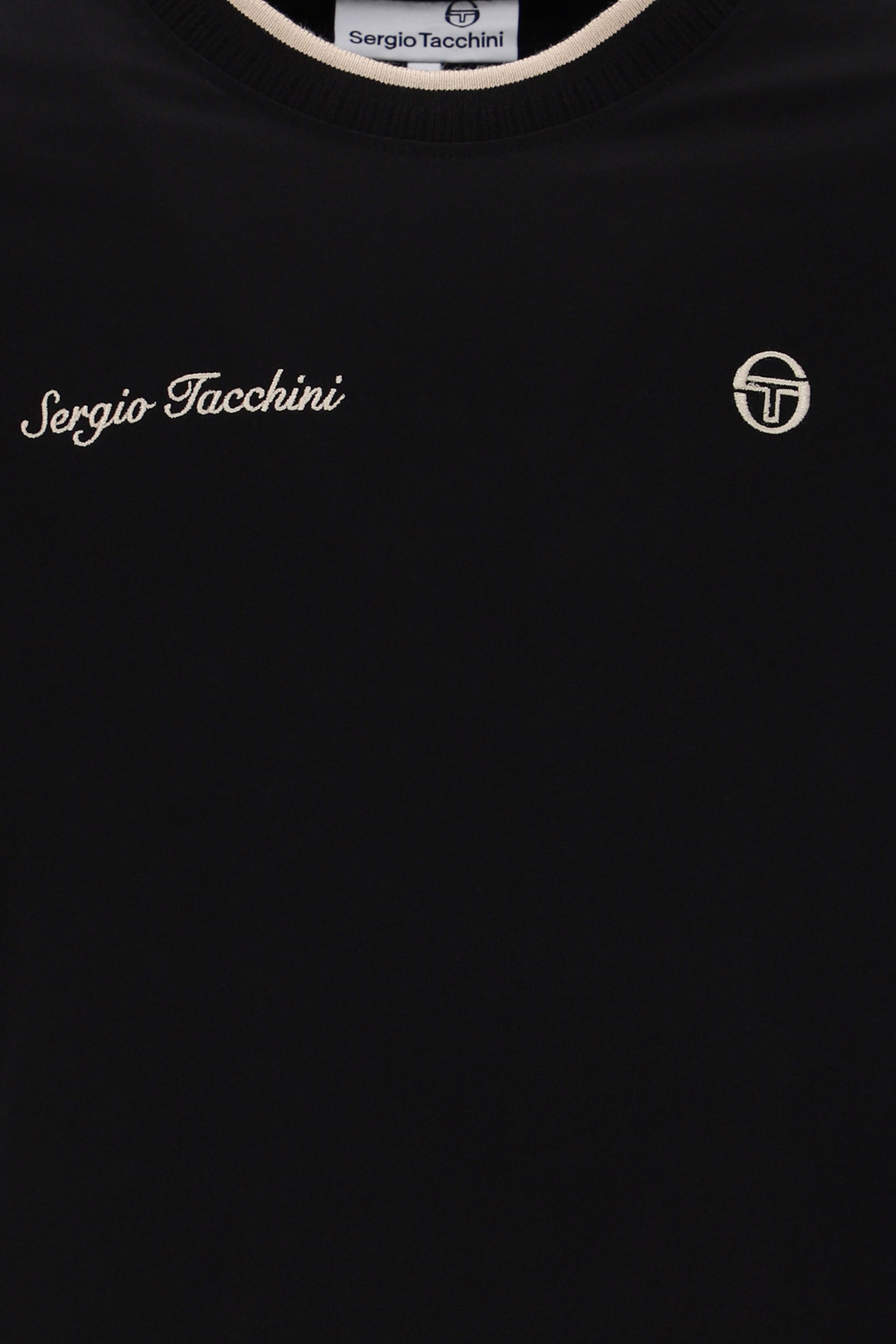 SERGIO TACCHINI CONTE T-SHIRT BLACK Sergio Tacchini Michael Stewart Menswear  T-Shirts