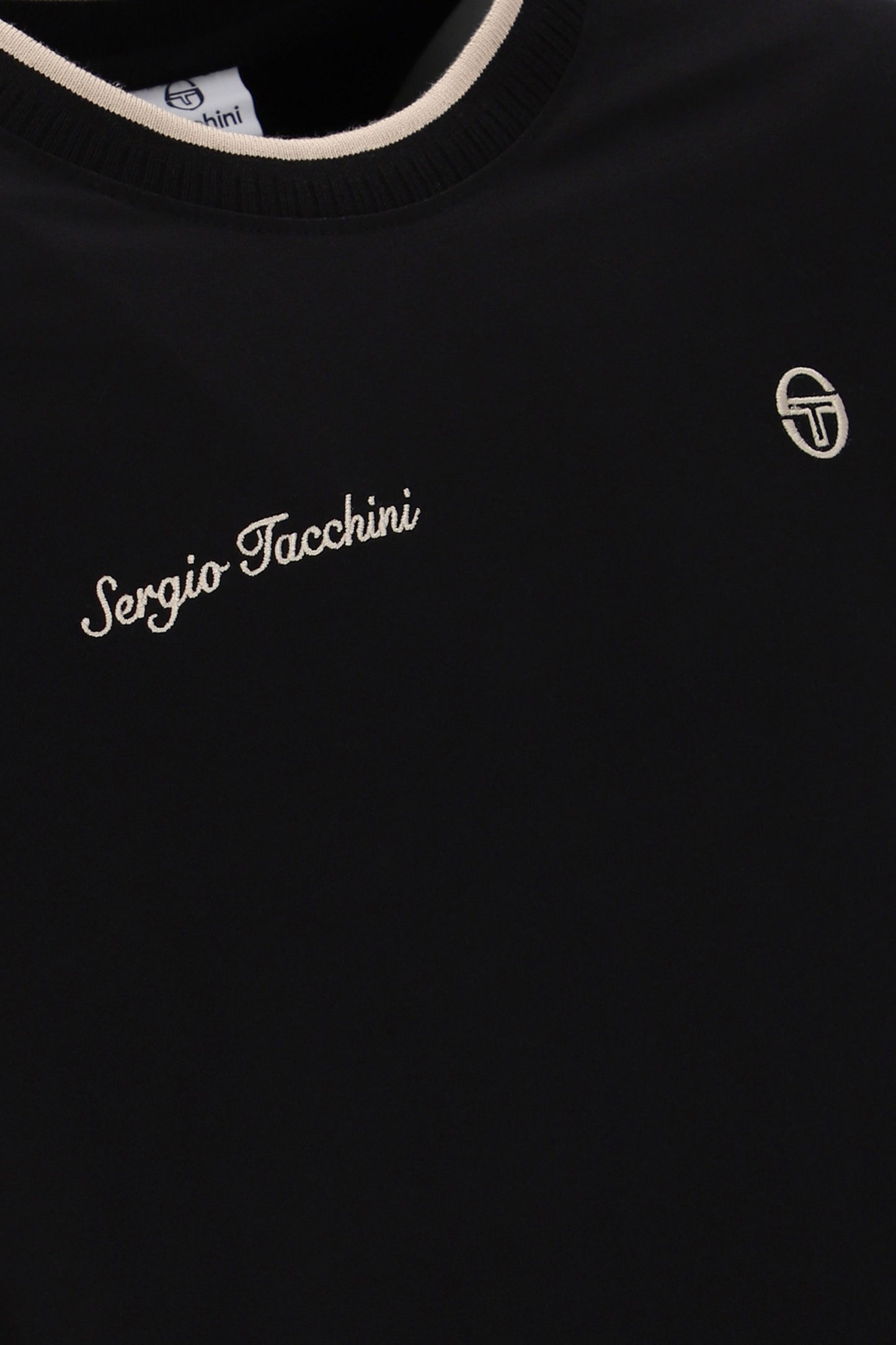 SERGIO TACCHINI CONTE T-SHIRT BLACK Sergio Tacchini Michael Stewart Menswear  T-Shirts