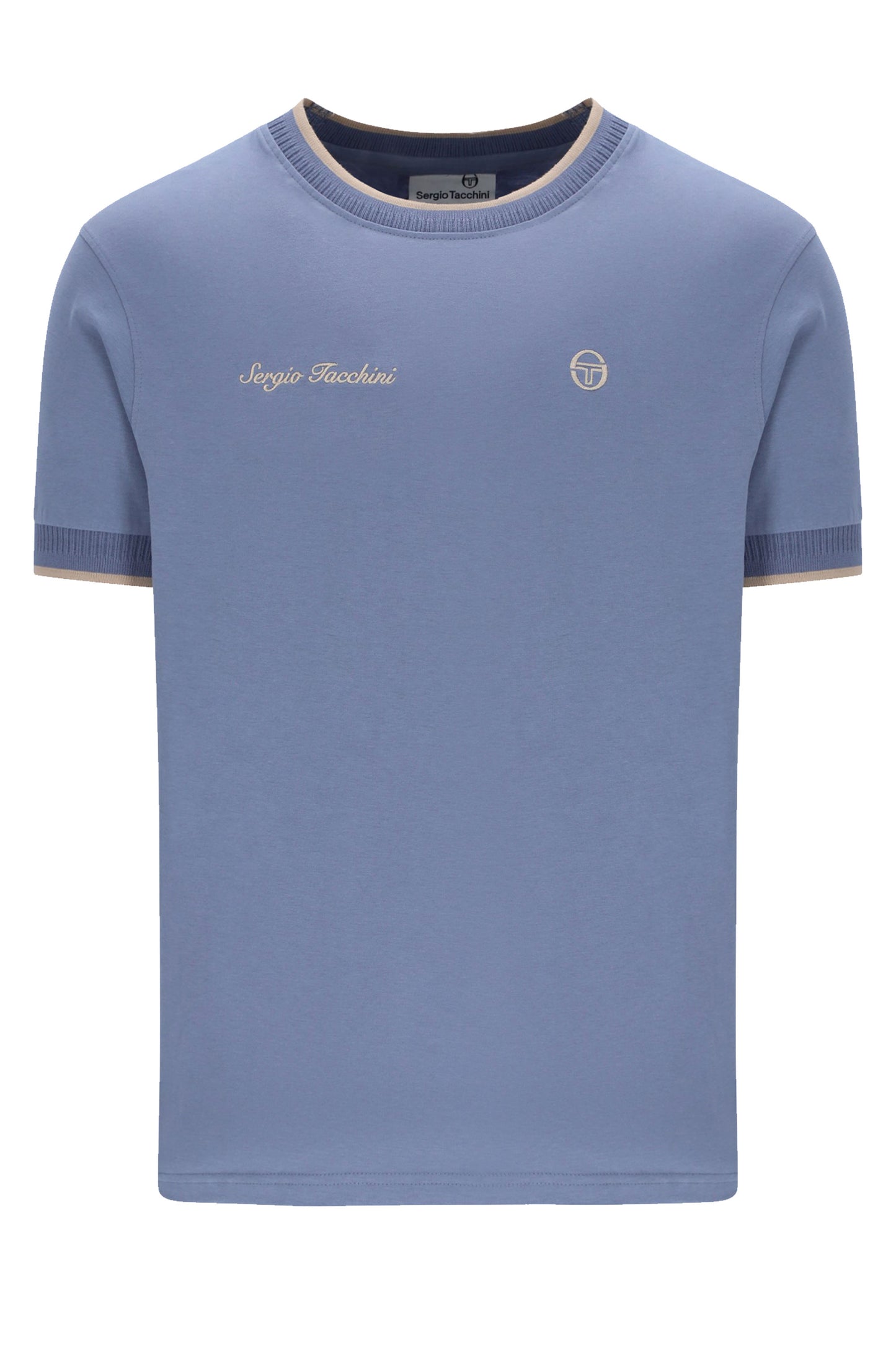 SERGIO TACCHINI CONTE T-SHIRT COUNTRY BLUE Sergio Tacchini Michael Stewart Menswear  T-Shirts