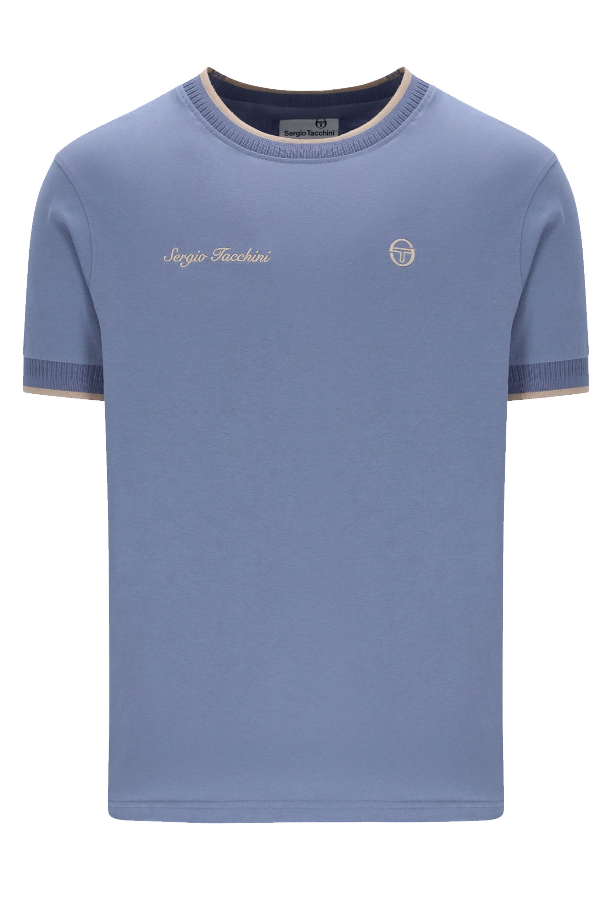 SERGIO TACCHINI CONTE T-SHIRT COUNTRY BLUE Sergio Tacchini Michael Stewart Menswear  T-Shirts
