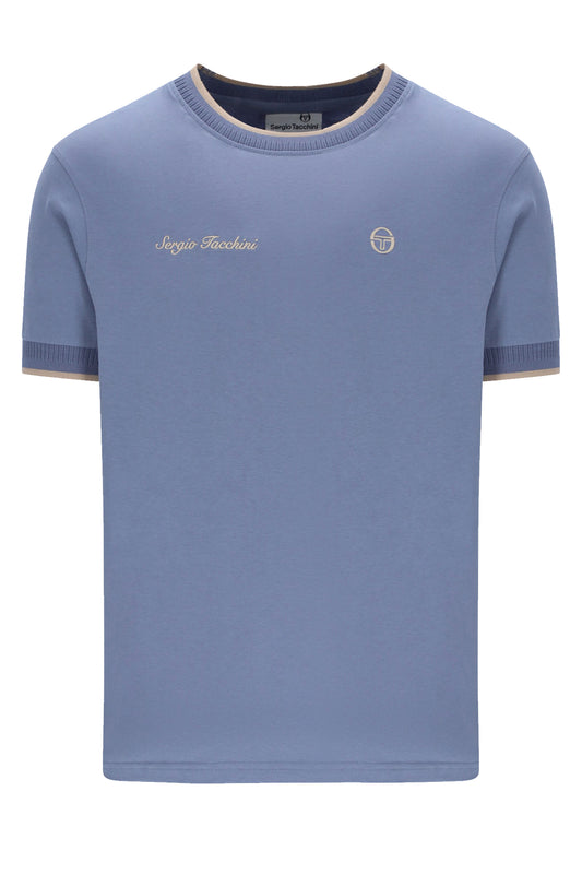 SERGIO TACCHINI CONTE T-SHIRT COUNTRY BLUE Sergio Tacchini Michael Stewart Menswear  T-Shirts