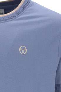 SERGIO TACCHINI CONTE T-SHIRT COUNTRY BLUE Sergio Tacchini Michael Stewart Menswear  T-Shirts